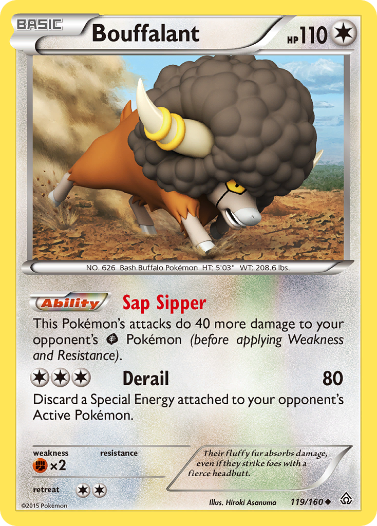 Bouffalant (119/160) [XY: Primal Clash] | Rock City Comics