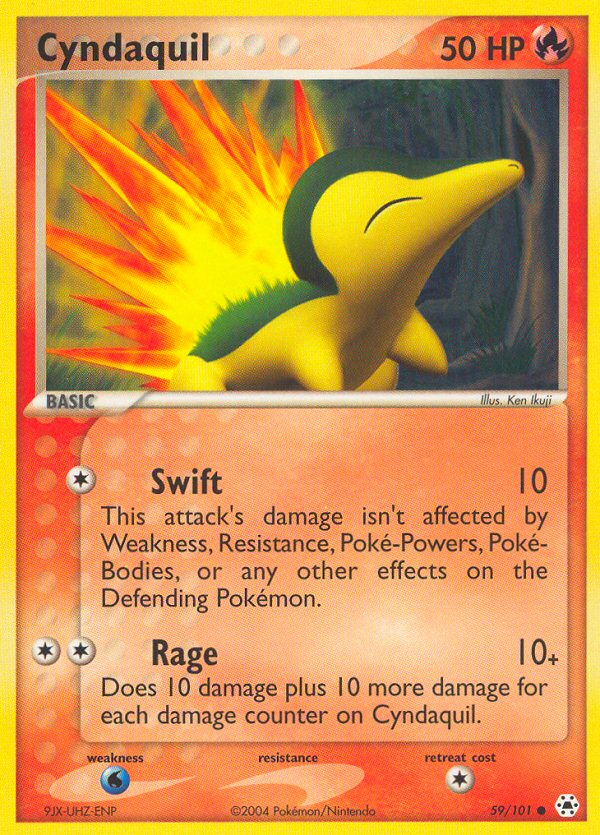 Cyndaquil (59/101) [EX: Hidden Legends] | Rock City Comics