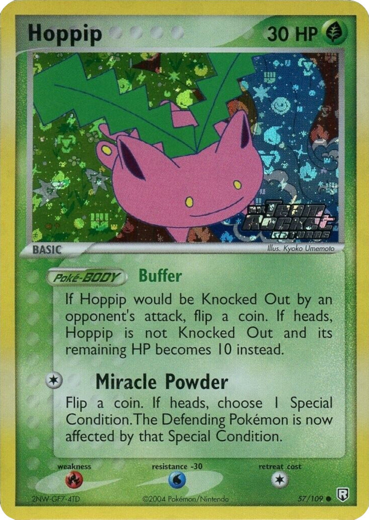 Hoppip (57/109) (Stamped) [EX: Team Rocket Returns] | Rock City Comics