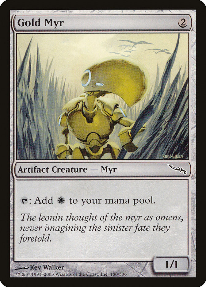 Gold Myr [Mirrodin] | Rock City Comics