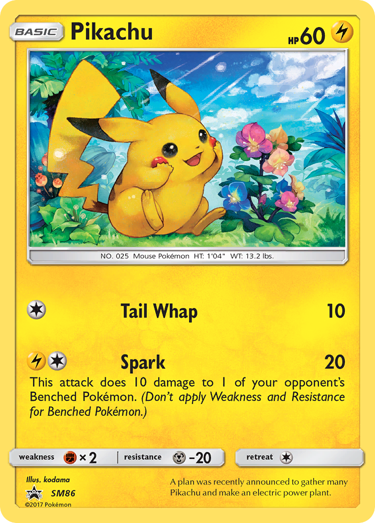 Pikachu (SM86) [Sun & Moon: Black Star Promos] | Rock City Comics