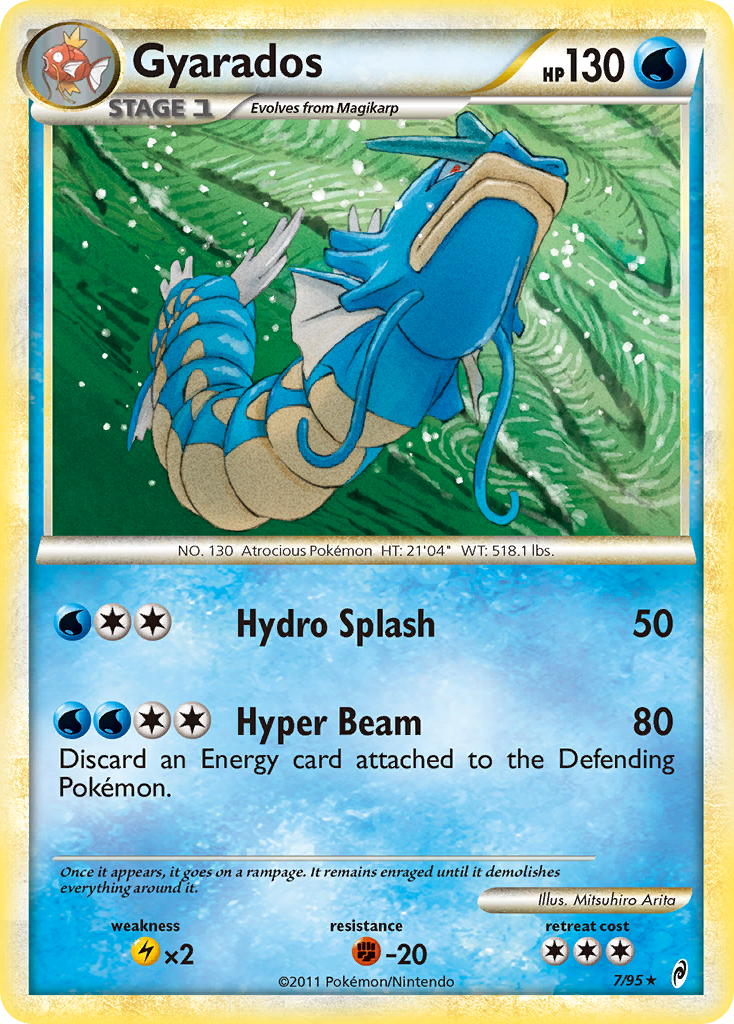 Gyarados (7/95) [HeartGold & SoulSilver: Call of Legends] | Rock City Comics