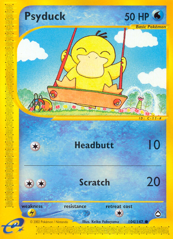 Psyduck (104/147) [Aquapolis] | Rock City Comics