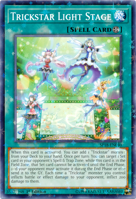 Trickstar Light Stage [SP18-EN040] Starfoil Rare | Rock City Comics