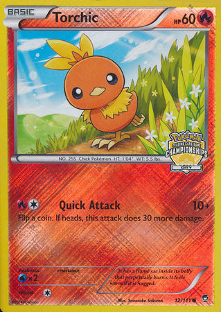 Torchic (12/111) (City Championship Promo) [XY: Furious Fists] | Rock City Comics