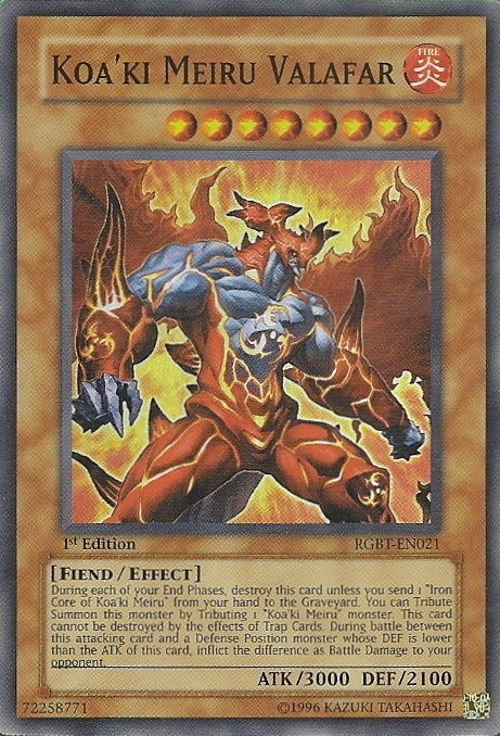 Koa'ki Meiru Valafar [RGBT-EN021] Super Rare | Rock City Comics