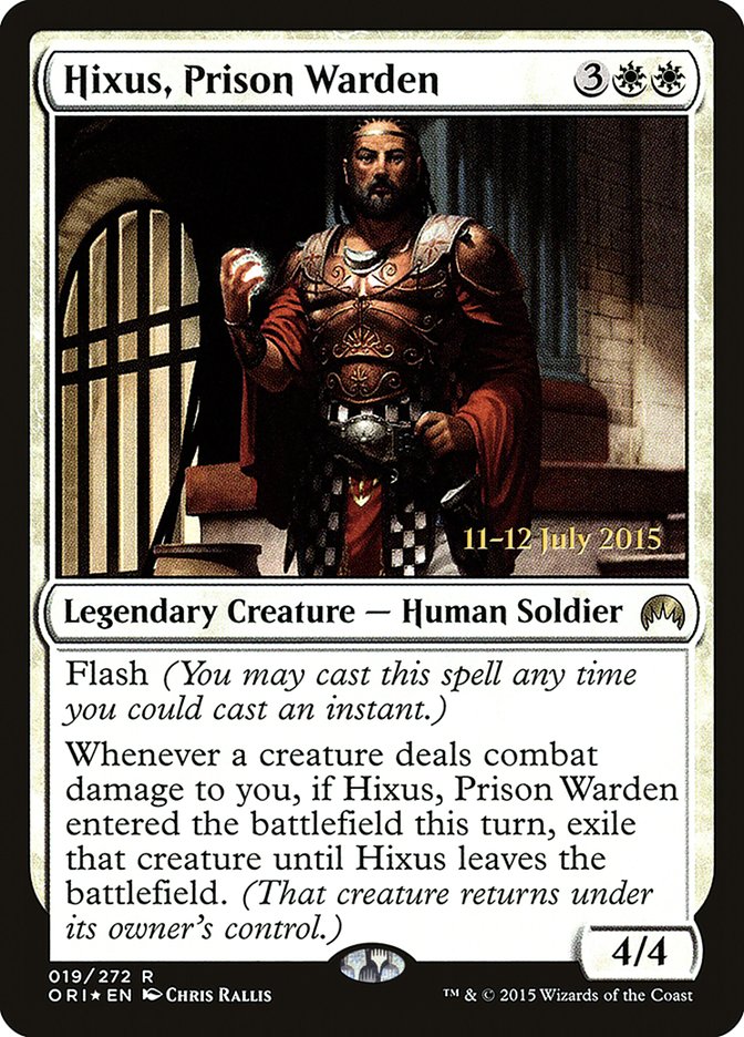 Hixus, Prison Warden [Magic Origins Prerelease Promos] | Rock City Comics