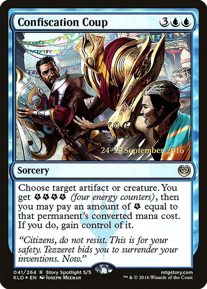 Confiscation Coup  [Kaladesh Prerelease Promos] | Rock City Comics