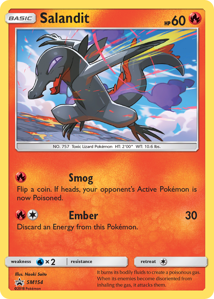 Salandit (SM154) [Sun & Moon: Black Star Promos] | Rock City Comics