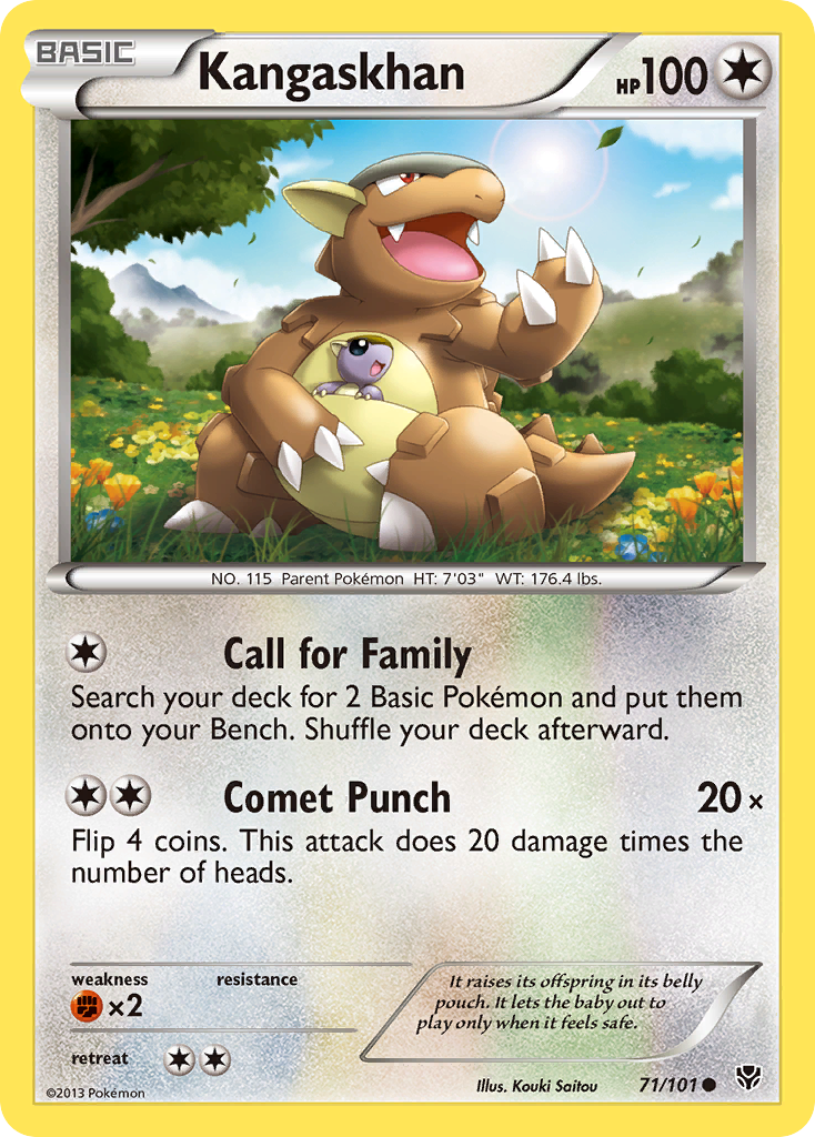 Kangaskhan (71/101) [Black & White: Plasma Blast] | Rock City Comics