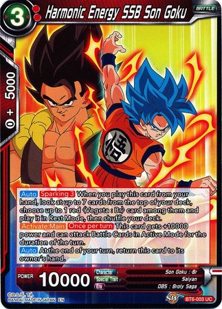 Harmonic Energy SSB Son Goku [BT6-003] | Rock City Comics