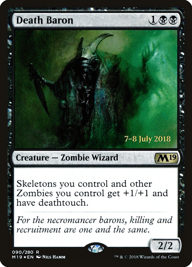 Death Baron  [Core Set 2019 Prerelease Promos] | Rock City Comics