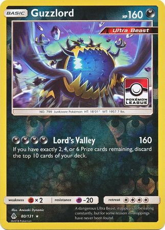 Guzzlord (80/131) (League Promo) [Sun & Moon: Forbidden Light] | Rock City Comics