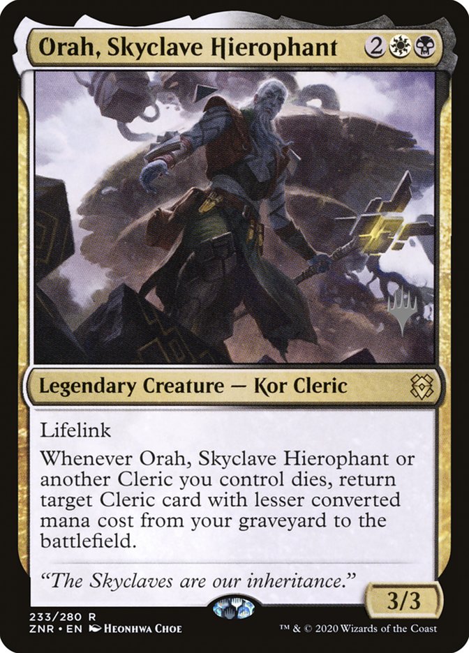 Orah, Skyclave Hierophant (Promo Pack) [Zendikar Rising Promos] | Rock City Comics