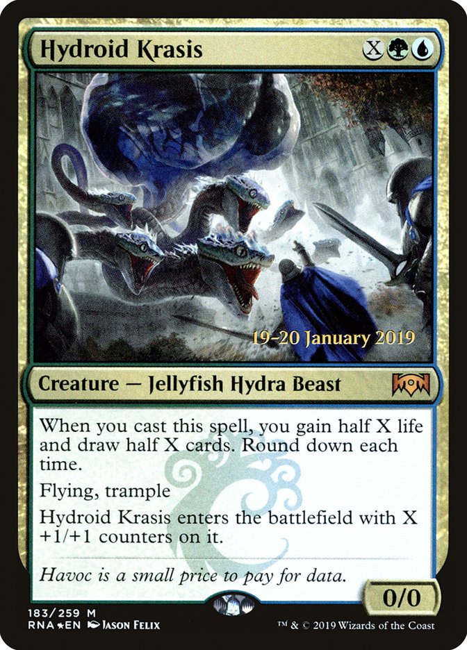 Hydroid Krasis [Ravnica Allegiance Prerelease Promos] | Rock City Comics