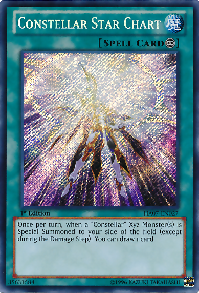 Constellar Star Chart [HA07-EN027] Secret Rare | Rock City Comics