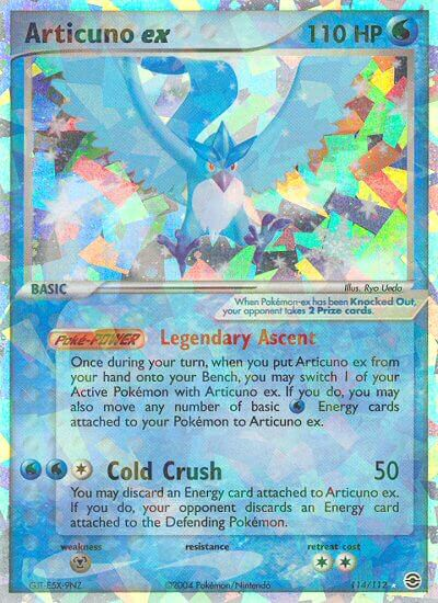 Articuno ex (114/112) [EX: FireRed & LeafGreen] | Rock City Comics