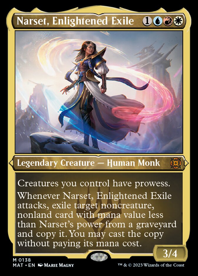 Narset, Enlightened Exile (Foil Etched) [March of the Machine: The Aftermath] | Rock City Comics