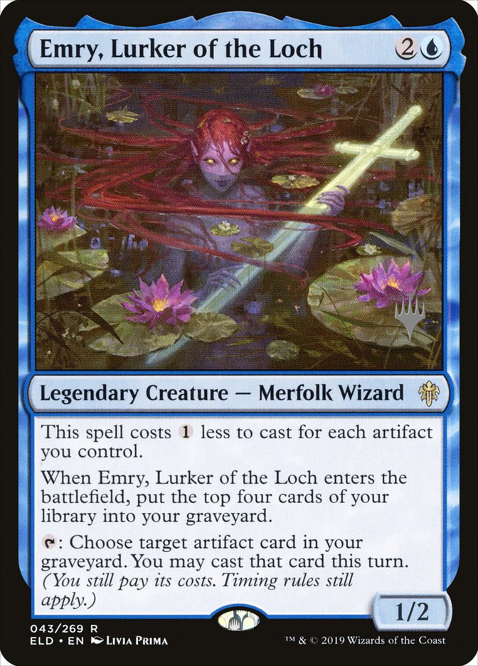 Emry, Lurker of the Loch (Promo Pack) [Throne of Eldraine Promos] | Rock City Comics