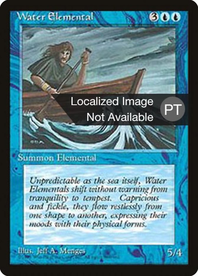 Water Elemental [Fourth Edition (Foreign Black Border)] | Rock City Comics