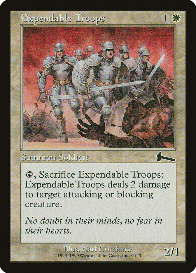 Expendable Troops [Urza's Legacy] | Rock City Comics