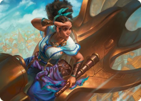 Talas Lookout Art Card [Dominaria United Art Series] | Rock City Comics