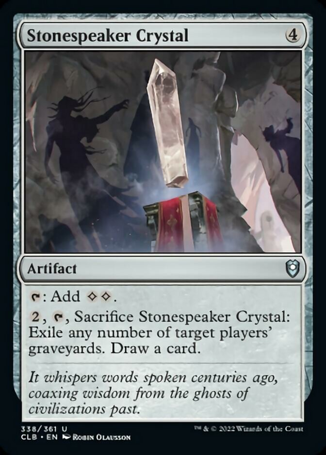 Stonespeaker Crystal [Commander Legends: Battle for Baldur's Gate] | Rock City Comics