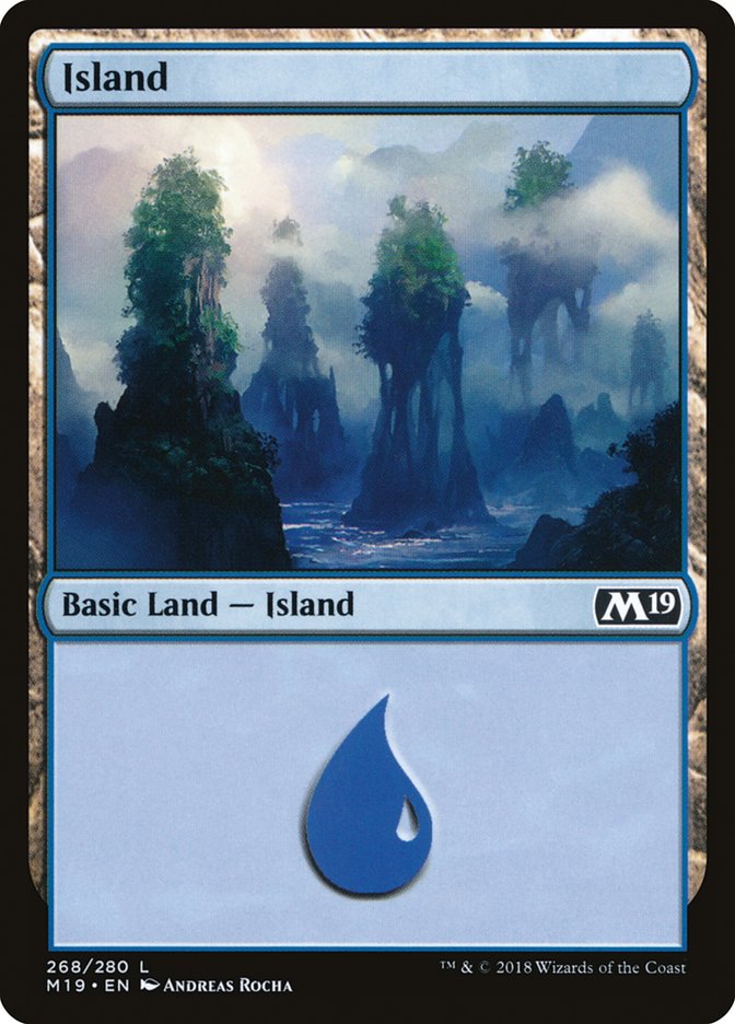 Island (268) [Core Set 2019] | Rock City Comics