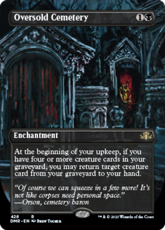 Oversold Cemetery (Borderless Alternate Art) [Dominaria Remastered] | Rock City Comics