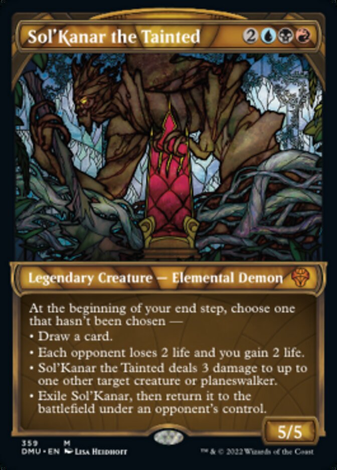 Sol'Kanar the Tainted (Showcase Textured) [Dominaria United] | Rock City Comics