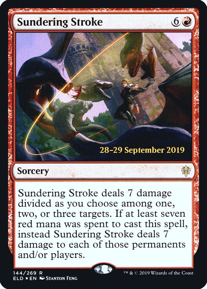 Sundering Stroke  [Throne of Eldraine Prerelease Promos] | Rock City Comics