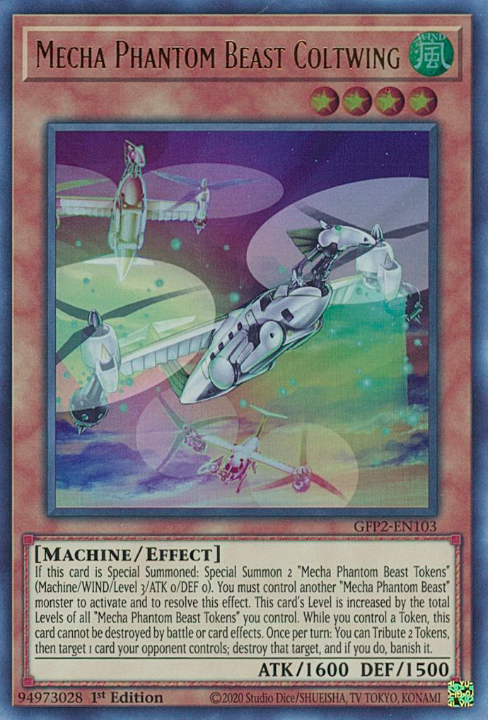 Mecha Phantom Beast Coltwing [GFP2-EN103] Ultra Rare | Rock City Comics