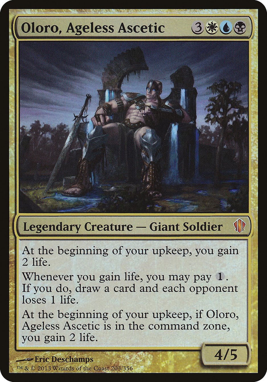 Oloro, Ageless Ascetic (Oversized) [Commander 2013 Oversized] | Rock City Comics