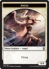 Angel // Soldier Double-sided Token [Commander 2018 Tokens] | Rock City Comics