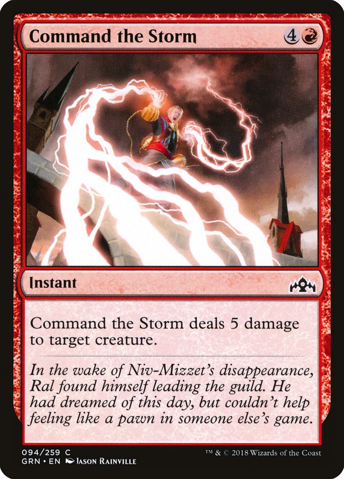 Command the Storm [Guilds of Ravnica] | Rock City Comics