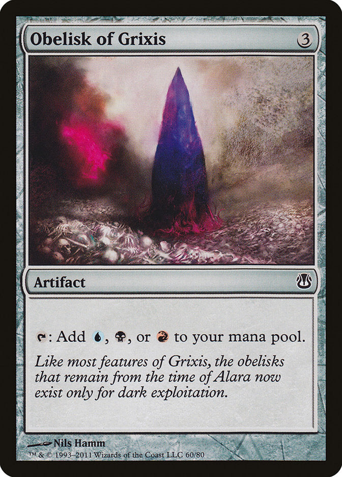 Obelisk of Grixis [Duel Decks: Ajani vs. Nicol Bolas] | Rock City Comics