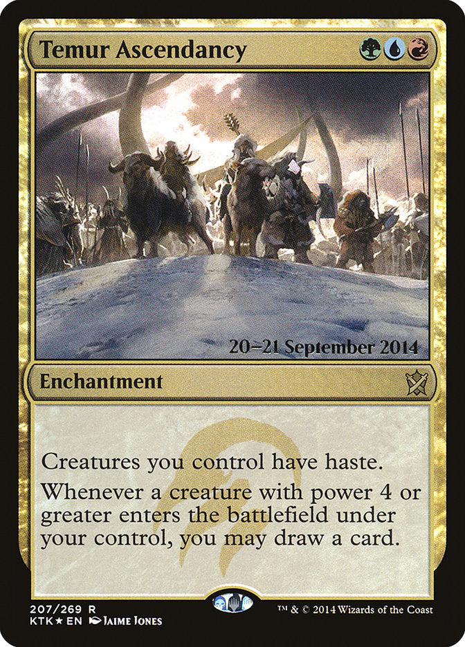 Temur Ascendancy  [Khans of Tarkir Prerelease Promos] | Rock City Comics