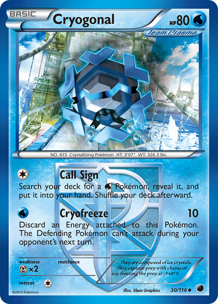 Cryogonal (30/116) [Black & White: Plasma Freeze] | Rock City Comics