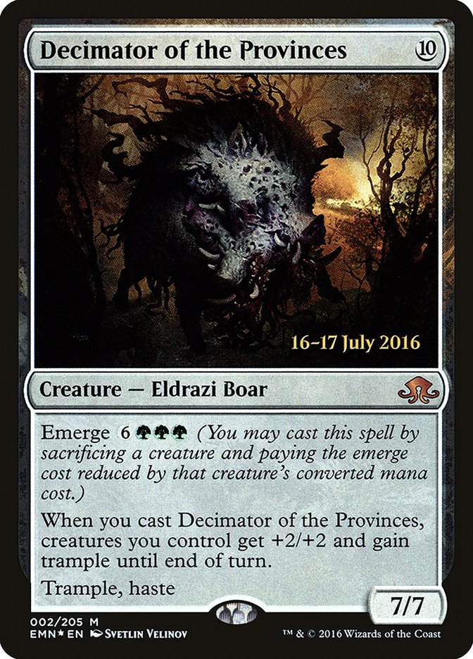 Decimator of the Provinces  [Eldritch Moon Prerelease Promos] | Rock City Comics