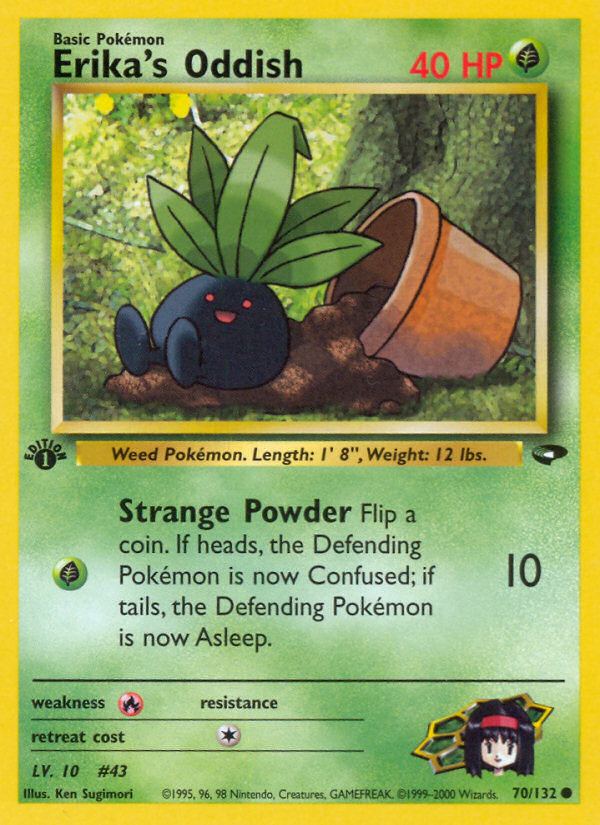 Erika's Oddish (70/132) [Gym Challenge 1st Edition] | Rock City Comics