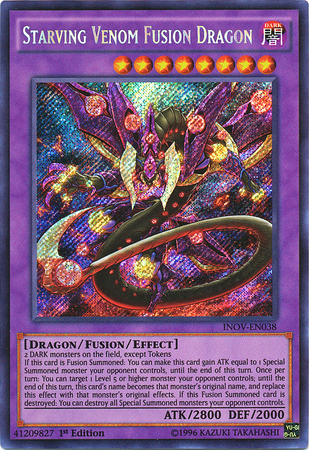 Starving Venom Fusion Dragon [INOV-EN038] Secret Rare | Rock City Comics