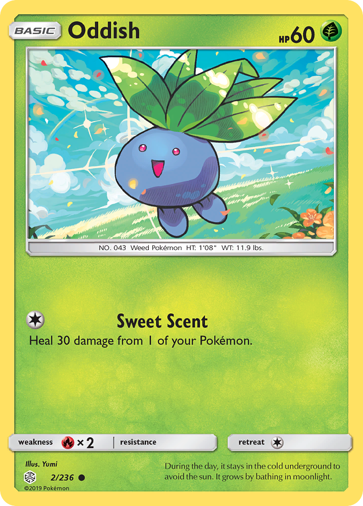 Oddish (2/236) [Sun & Moon: Cosmic Eclipse] | Rock City Comics