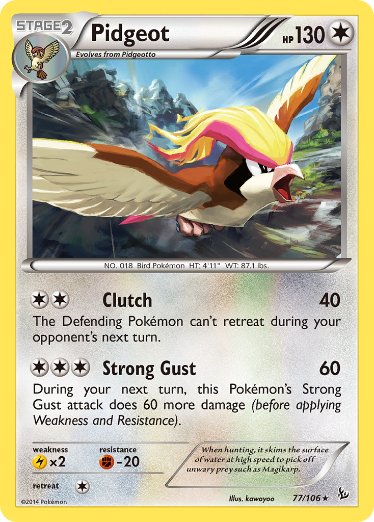 Pidgeot (77/106) [XY: Flashfire] | Rock City Comics