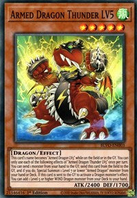 Armed Dragon Thunder LV5 [BLVO-EN003] Super Rare | Rock City Comics