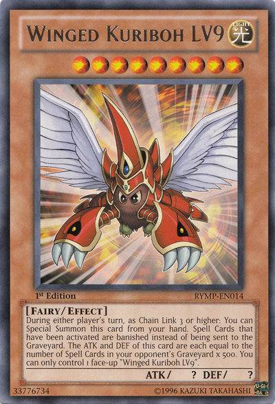 Winged Kuriboh LV9 [RYMP-EN014] Rare | Rock City Comics