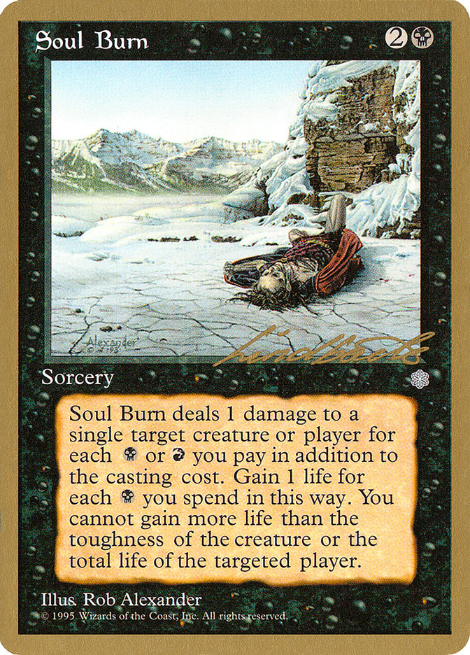 Soul Burn (Leon Lindback) [Pro Tour Collector Set] | Rock City Comics