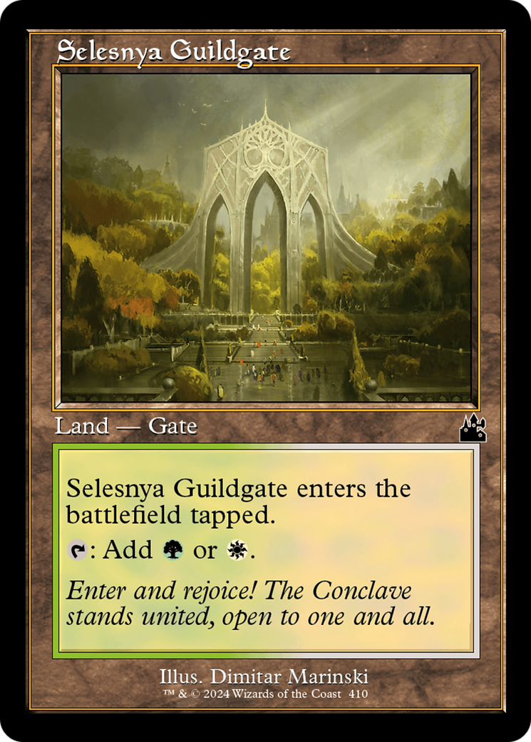 Selesnya Guildgate (Retro Frame) [Ravnica Remastered] | Rock City Comics