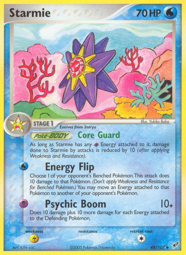 Starmie (48/107) [EX: Deoxys] | Rock City Comics