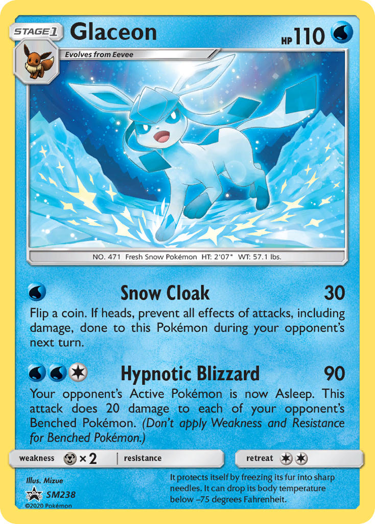 Glaceon (SM238) [Sun & Moon: Black Star Promos] | Rock City Comics