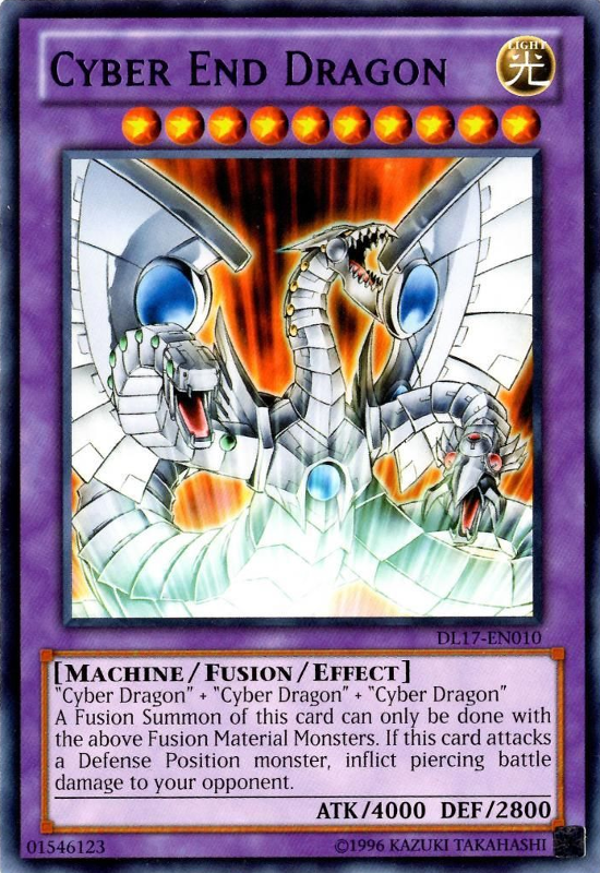 Cyber End Dragon (Purple) [DL17-EN010] Rare | Rock City Comics